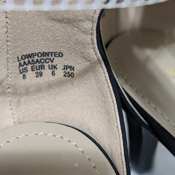 DREAM PAIRS Women's Low Heel Ankle Strap Pumps Suede Shoes Size 8 Black - Picture 5 of 8